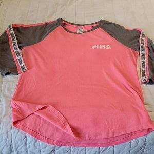 VS Pink 3/4 sleeve shirt